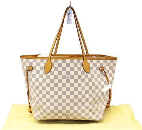 louis vuitton neverfull damier azur canvas|louis vuitton damier neverfull price.